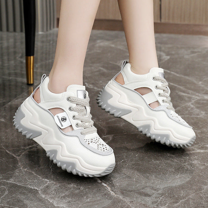 Baskets Chunky Femme à la Mode avec Tige Respirante