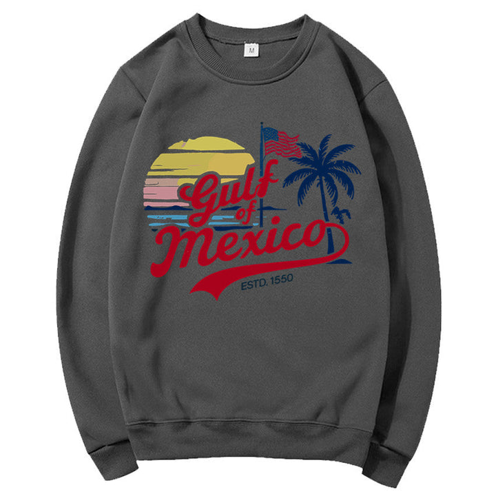 Sweat-shirt pour femmes avec design graphique inspirant et coupe décontractée