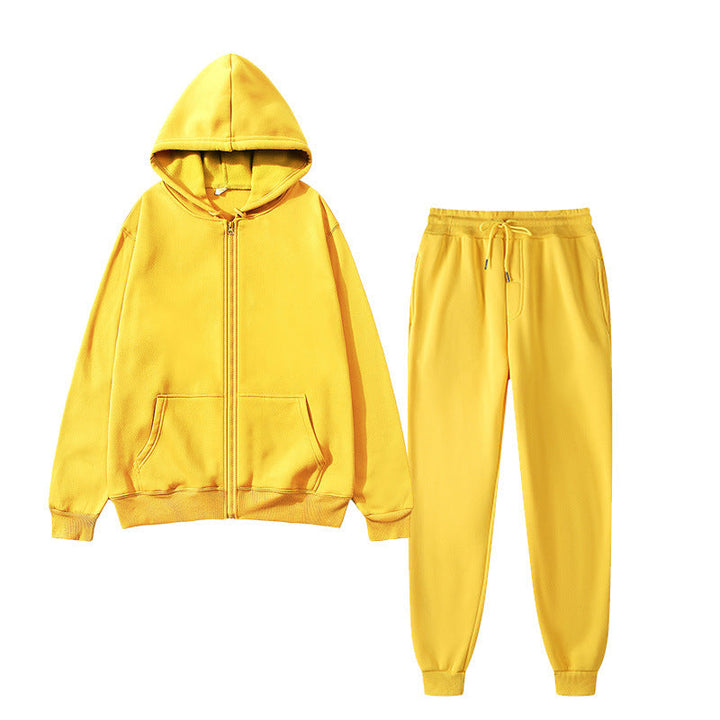 Ensemble à capuche pour femmes avec coupe confortable et fermeture éclair