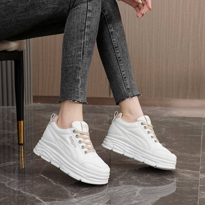 Baskets mode pour femmes avec semelle plateforme confortable
