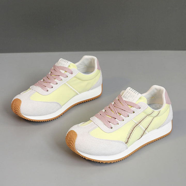 Baskets tendance pour femmes avec semelle flexible et matériau supérieur stylé