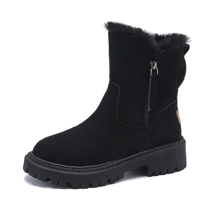 Bottes d'hiver pour femmes | Classiques mi-mollet avec fermeture éclair