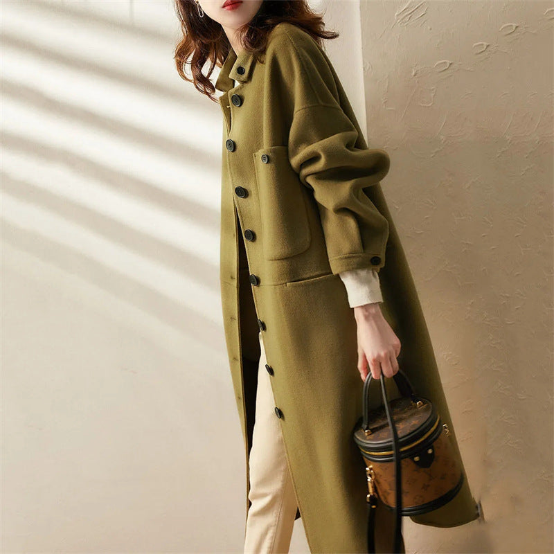 Trench-coat long et élégant pour femmes | Hiver