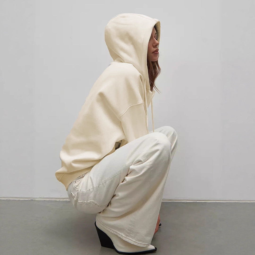 Pull à capuche confortable pour femmes avec coupe extra large et confort optimal