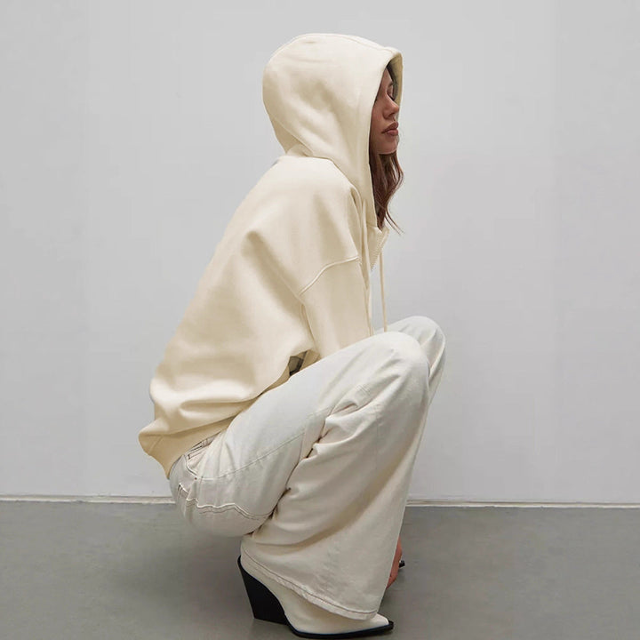 Pull à capuche confortable pour femmes avec coupe extra large et confort optimal