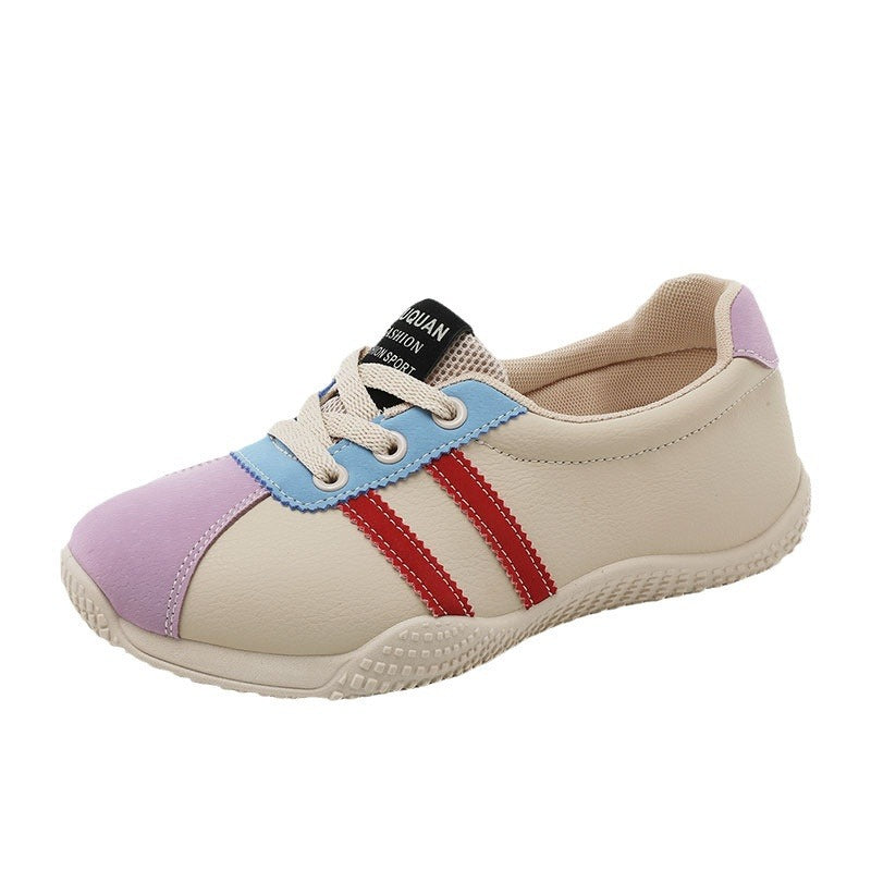 Baskets Sportives pour Femmes avec des Applications de Couleurs Innovantes et une Construction Respirante