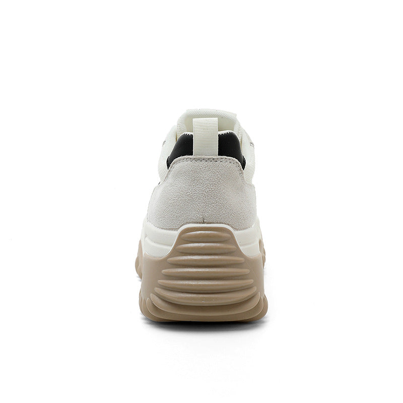 Baskets Chunky Tendances pour Femmes avec Semelle en Caoutchouc Stable et Tige Respirante