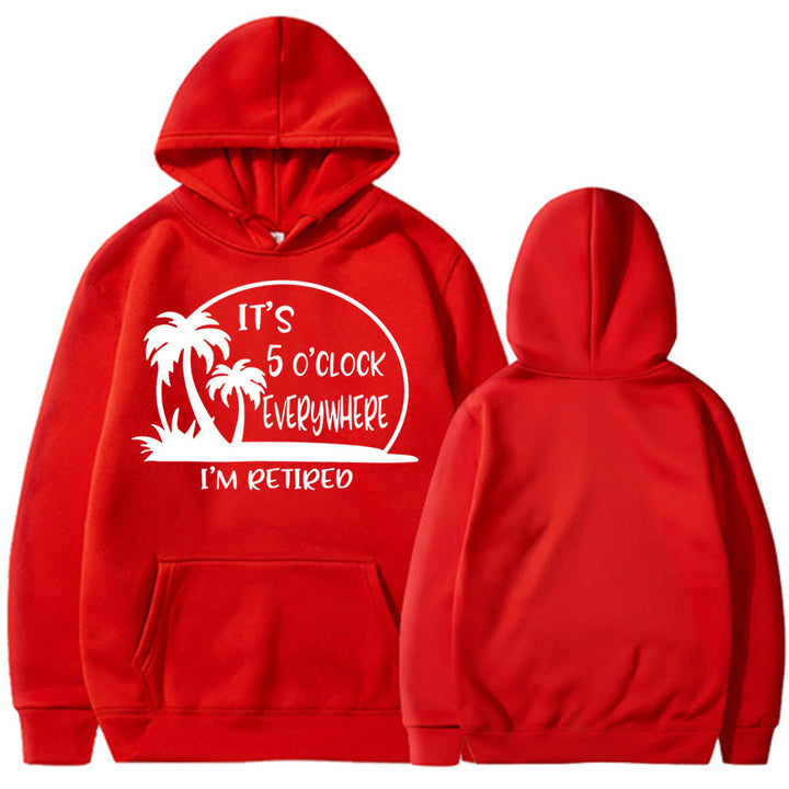 Sweat à capuche pour femmes avec motif humoristique de retraité