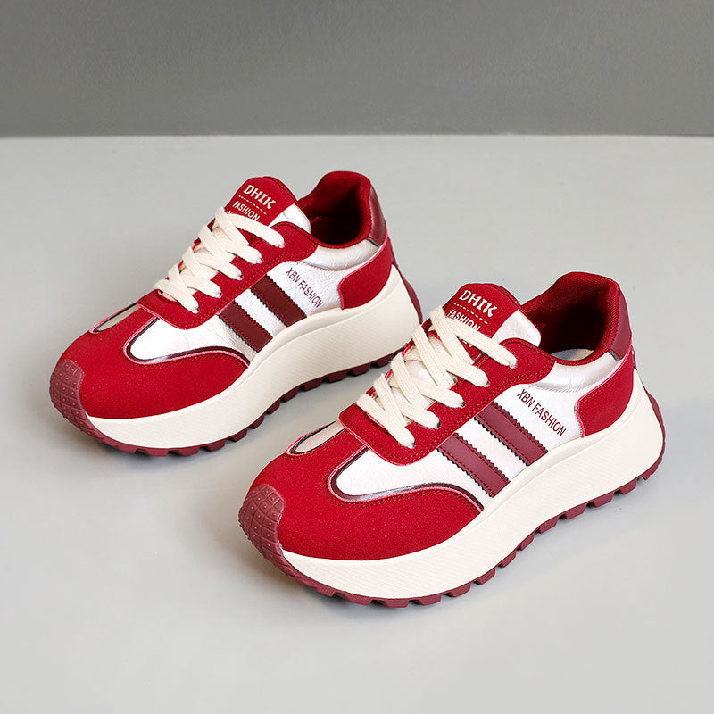 Baskets Chunky Sportives pour Femmes avec Semelle Antidérapante et Tige Respirante