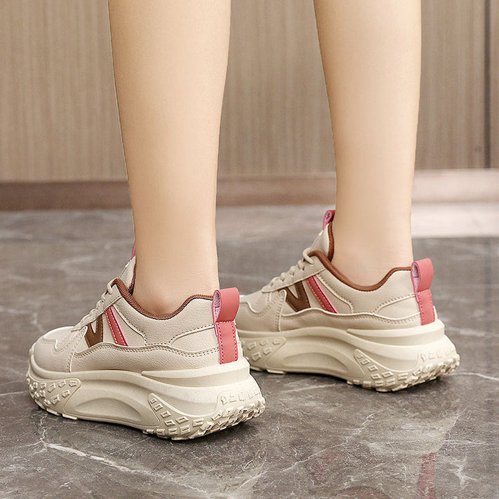 Baskets Chunky pour femmes avec semelle amortissante et tige respirante