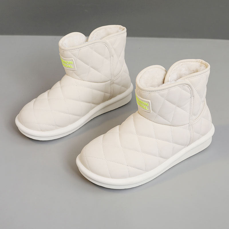 Bottes d'hiver pour femmes, chaudes et doublées