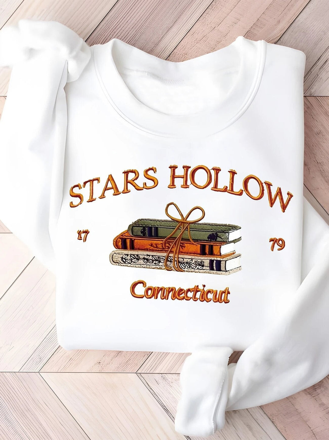 Sweatshirt pour femmes avec un motif créatif de Stars Hollow
