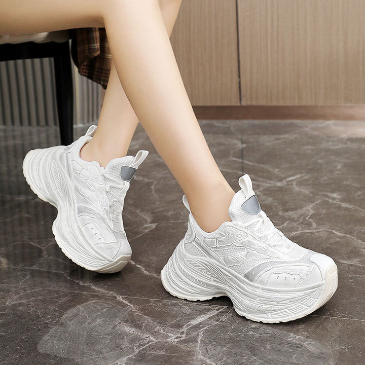 Baskets Chunky Sportives pour Femmes avec Amorti Supérieur et Semelle Antidérapante