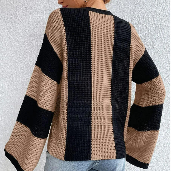 Pull à col rond pour femmes à manches longues | Confortable, moderne, polyvalent