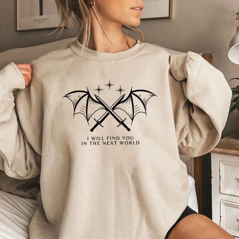 Sweatshirt pour femmes avec design graphique artistique et inscription inspirante