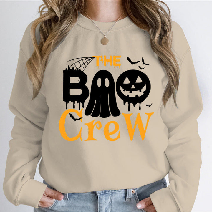 Sweatshirt pour femmes avec thème Halloween et impression graphique créative