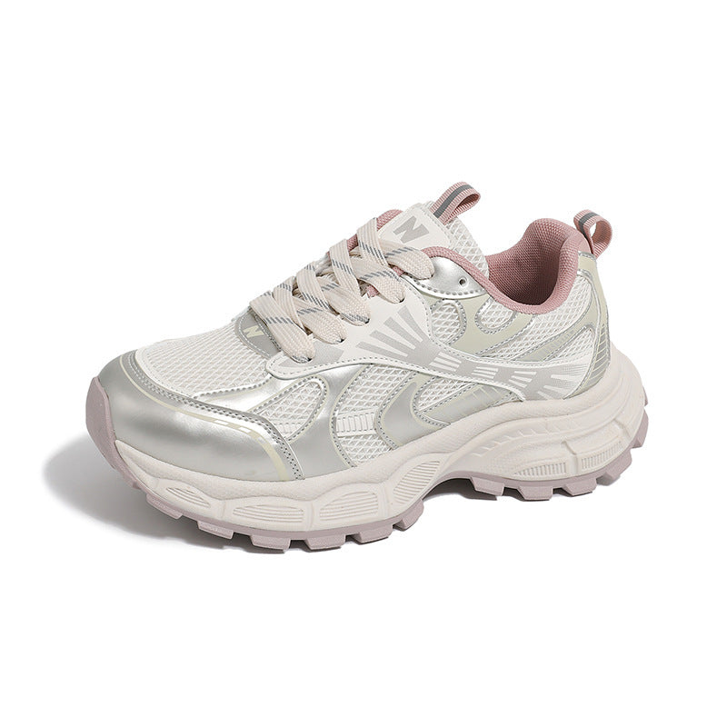 Baskets de course sportives pour femmes avec structure en maille respirante et semelle amortissante