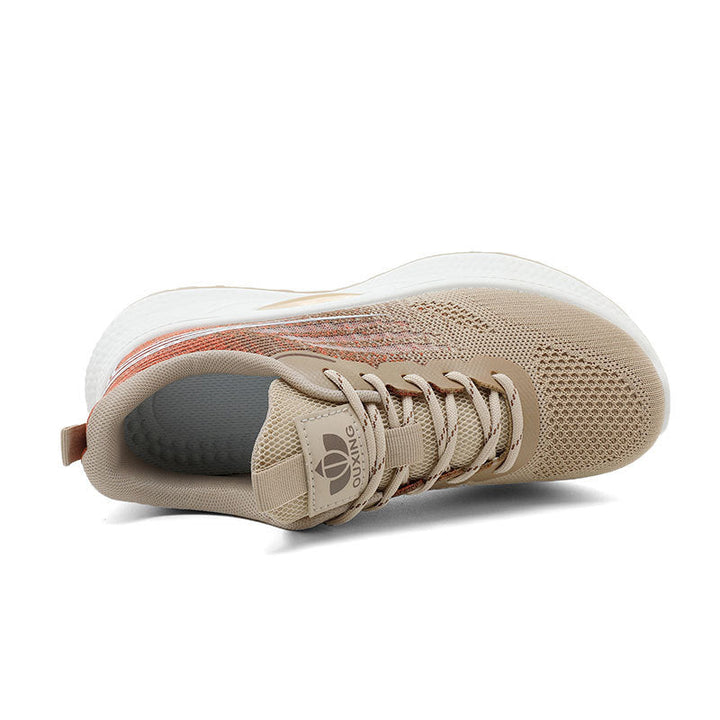 Baskets de loisirs sportives pour femmes avec tige en mesh respirant et semelle amortissante