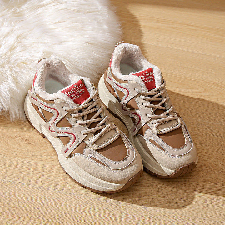 Baskets Sportives pour Femmes avec Doublure en Fleece Confortable