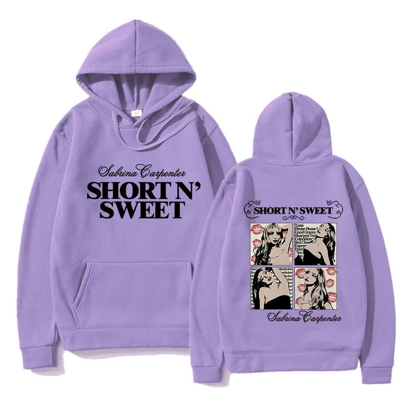 Sweat à capuche pour femmes avec design créatif de bande dessinée et coupe décontractée