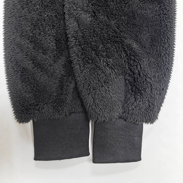 Manteau en polaire pour femmes avec poches et capuche