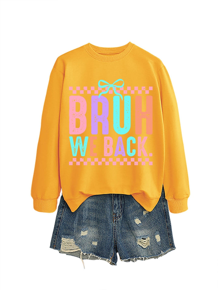 Sweatshirt pour femmes avec impression joyeuse et coupe confortable