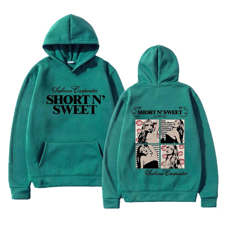 Sweat à capuche pour femmes avec design créatif de bande dessinée et coupe décontractée