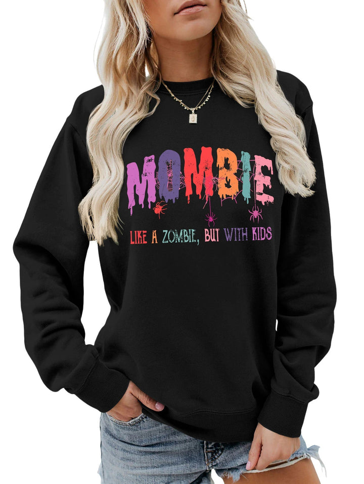 Sweat-shirt pour femmes avec motif zombie créatif