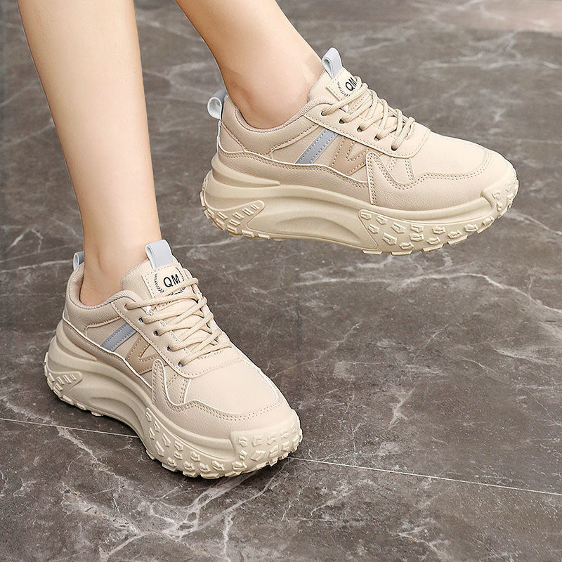 Baskets Chunky pour femmes avec semelle amortissante et tige respirante