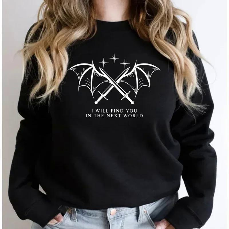 Sweatshirt pour femmes avec design graphique artistique et inscription inspirante