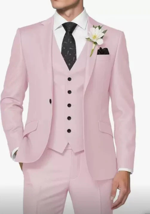 Costume de mariage trois pièces pour hommes | Été