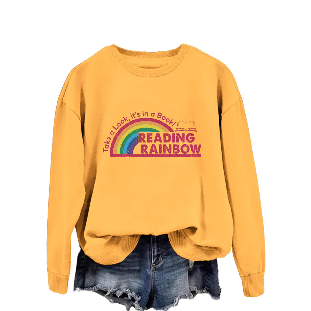 Sweatshirt décontracté pour femmes avec impression unique
