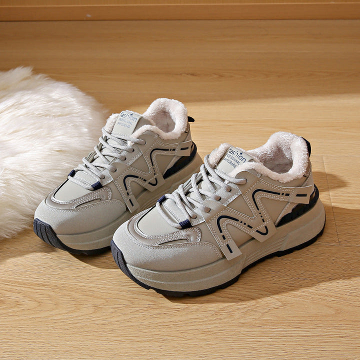 Baskets Sportives pour Femmes avec Doublure en Fleece Confortable