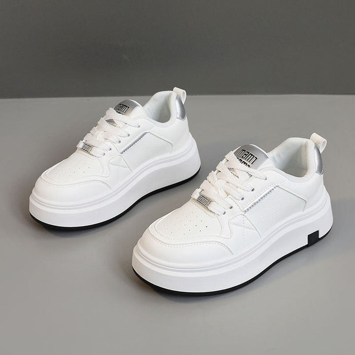 Baskets mode pour femmes avec confort amortissant et semelle plateforme tendance