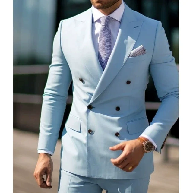 Costume de Mariage pour Homme | Double Boutonnage à Six Boutons