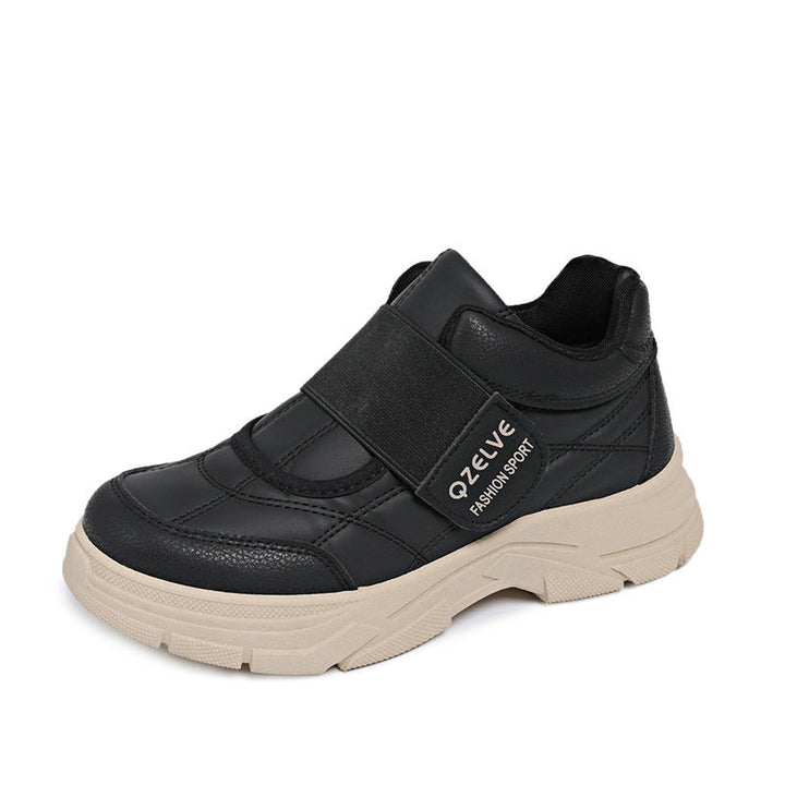 Baskets Sportives pour Femmes avec Tige en Velours Antidérapant et Système de Velcro Confortable