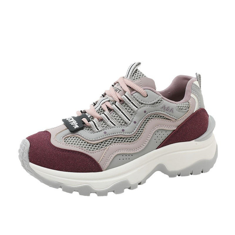 Baskets Chunky tendance pour femmes avec mesh respirant et semelle stable