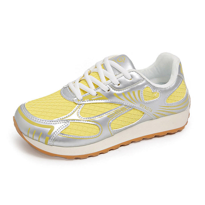 Baskets sportives pour femmes avec tige en maille respirante et semelle flexible