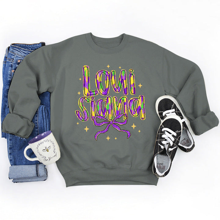Sweatshirt pour femmes avec inscription créative et intérieur doux