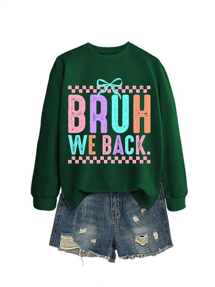 Sweatshirt pour femmes avec impression joyeuse et coupe confortable