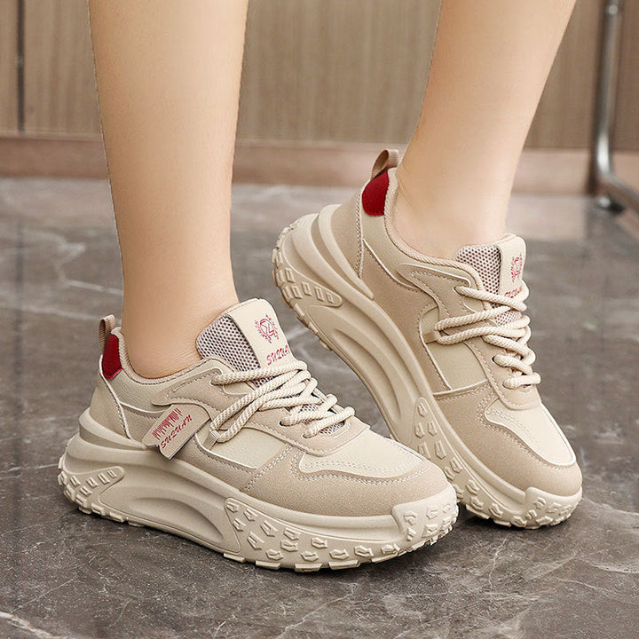 Baskets Chunky tendance pour femmes avec dessus en mesh respirant