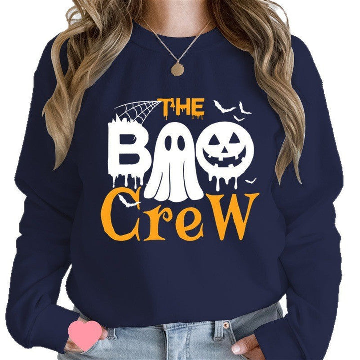 Sweatshirt pour femmes avec thème Halloween et impression graphique créative