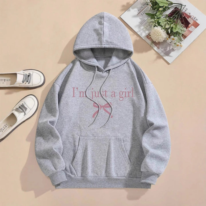 Sweat à capuche pour femmes avec une citation moderne et une coupe classique
