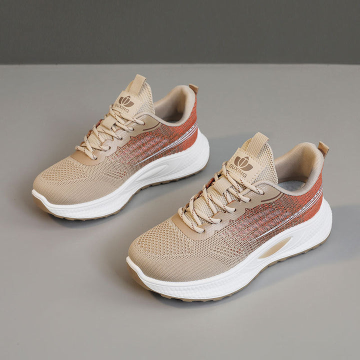 Baskets de loisirs sportives pour femmes avec tige en mesh respirant et semelle amortissante