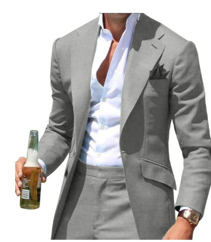 Costume de mariage élégant pour homme en deux pièces | Vert