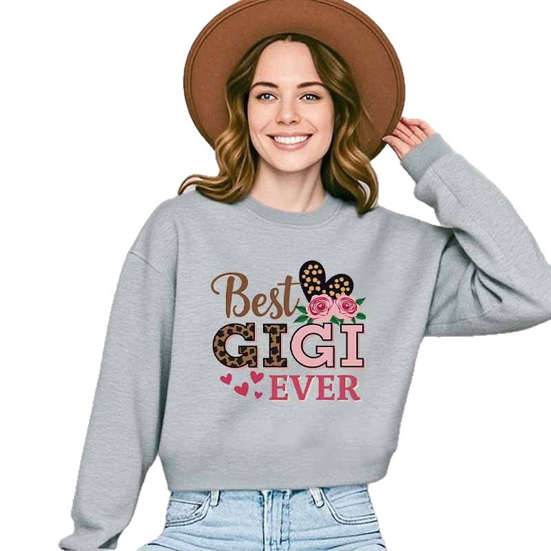 Sweatshirt pour femmes avec motif créatif Gigi