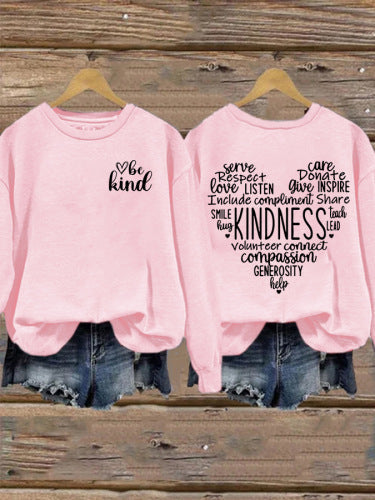 Sweatshirt pour femmes avec un design inspirant de froid et une coupe généreuse