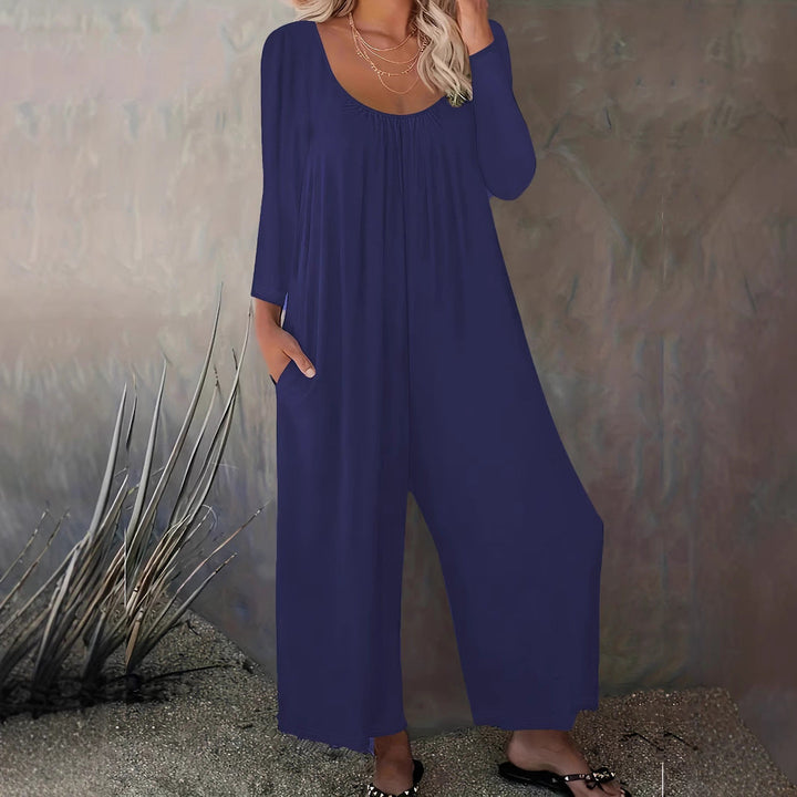 Combinaison Femme Ample avec Poches Pratiques et Coupe Moderne