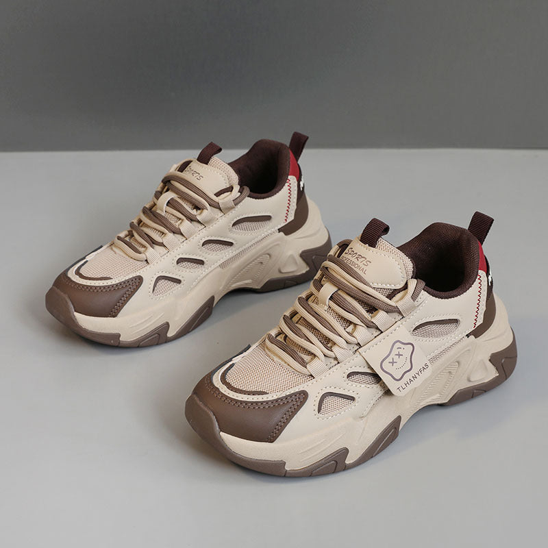 Baskets sportives pour femmes avec tige en matériau respirant et semelle amortissante