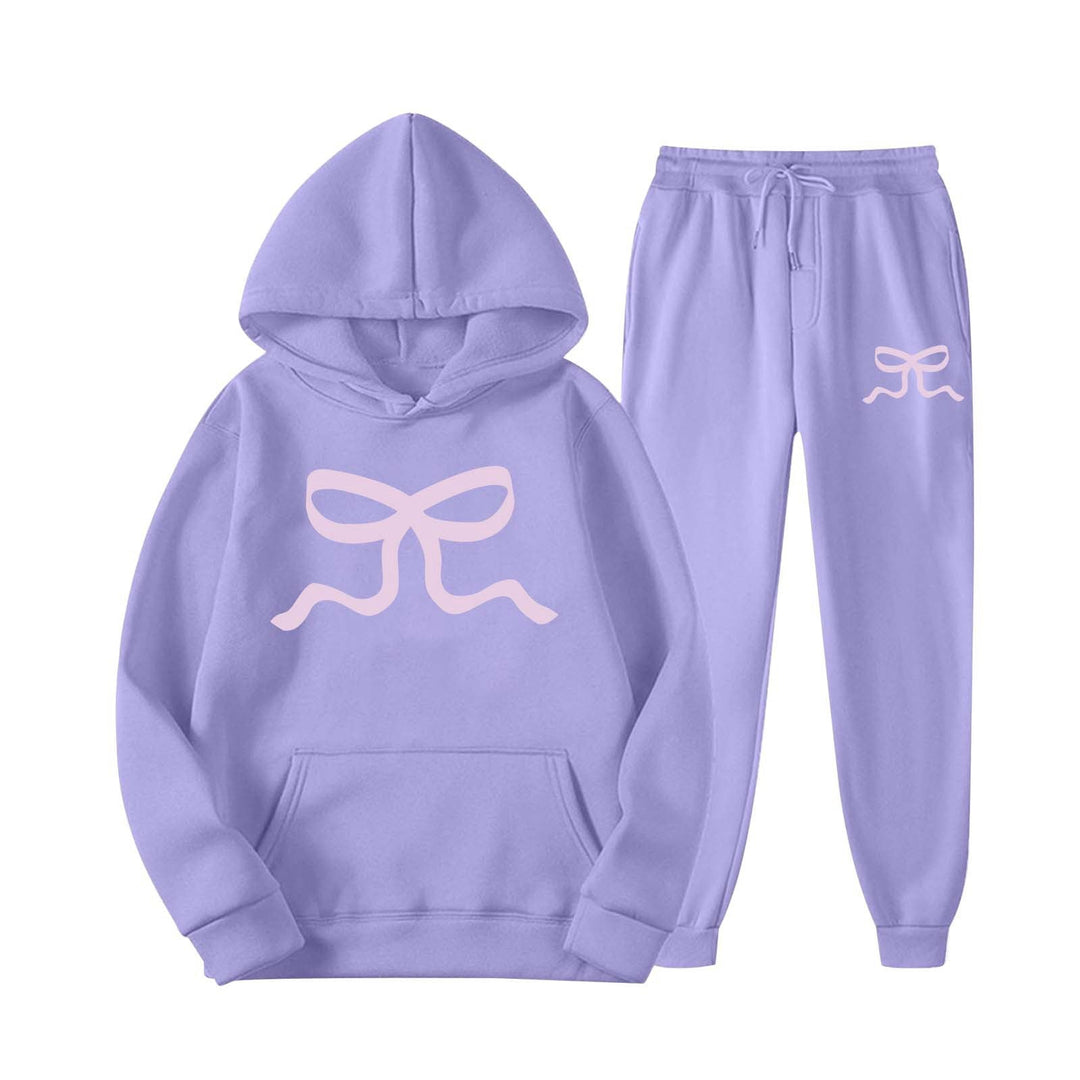Ensemble décontracté de sweat à capuche et de pantalon de jogging pour femmes